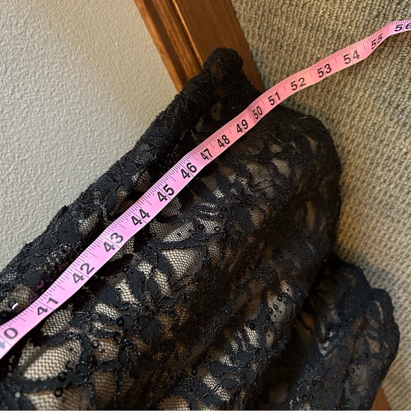 NWT black/nude lace strapless evening gown/prom dress. Perfect condition - Picture 15 of 16